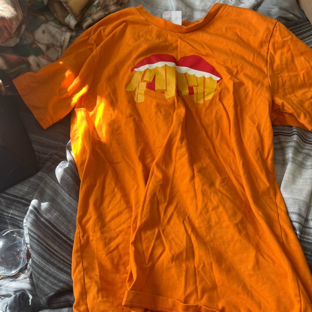 Orange shirt